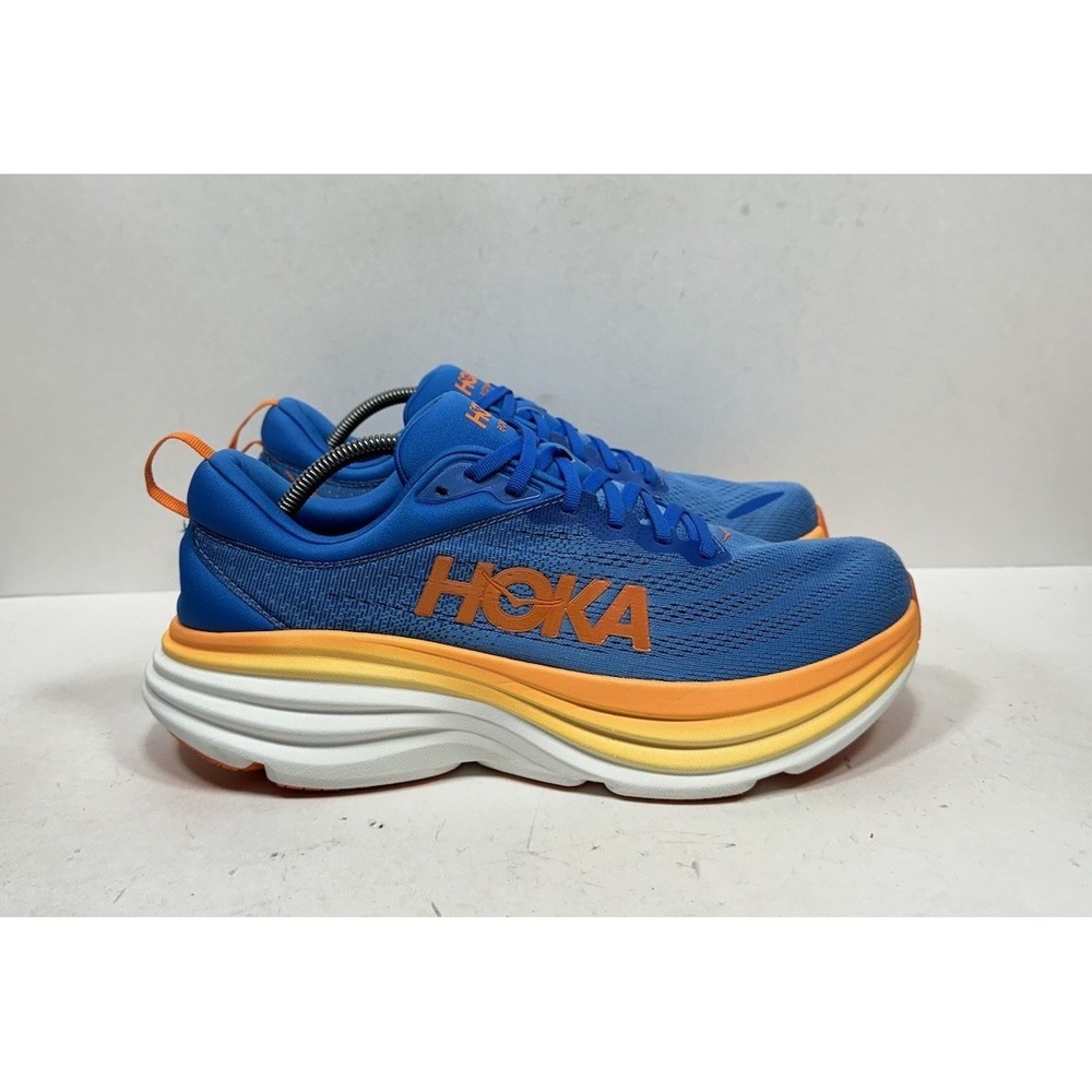 Hoka One One Bondi 8 1123202 CSVO Blue Running Shoes Sneakers Mens Size 11.5 D